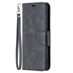 Kryty na mobil | Peňaženkové puzdro Retro Lambskin čierne – Huawei P50 Pro | Kryty na mobil