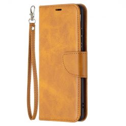Peňaženkové puzdro Retro Lambskin žlté – Huawei P50 Pro