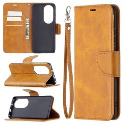 Peňaženkové puzdro Retro Lambskin žlté – Huawei P50 Pro | Kryty na mobil Kryty na mobil | Peňaženkové puzdro Retro Lambskin žlté – Huawei P50 Pro | Kryty na mobil