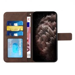 Kryty na mobil | Peňaženkové puzdro Retro Smile hnedé – OnePlus Nord 2 5G | Kryty na mobil