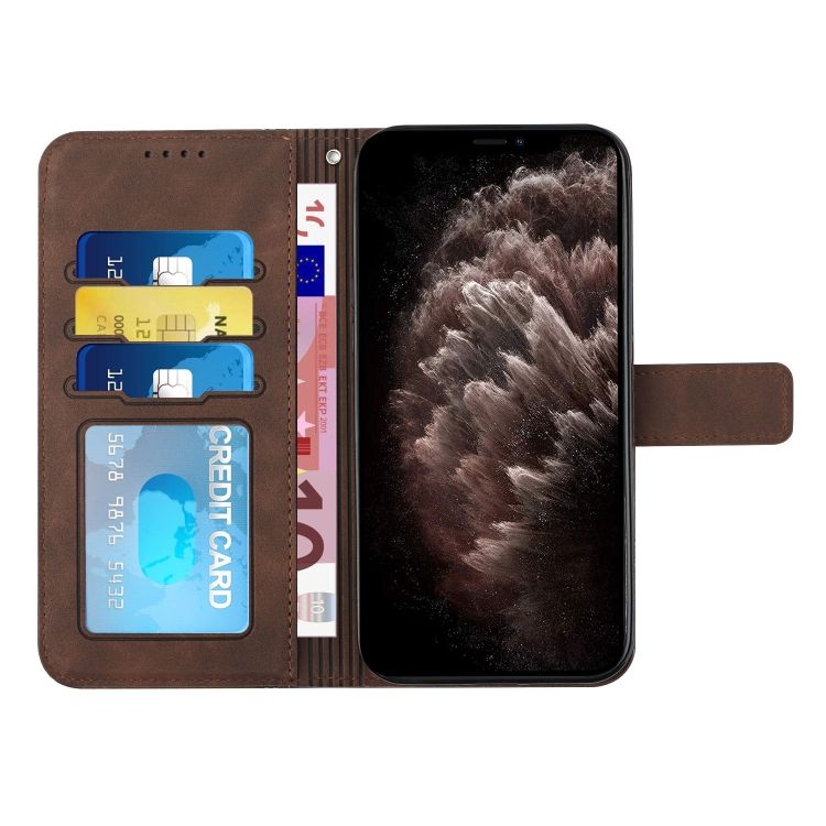 Peňaženkové puzdro Retro Smile hnedé – Samsung Galaxy A53 5G | Kryty na mobil Kryty na mobil | Peňaženkové puzdro Retro Smile hnedé – Samsung Galaxy A53 5G | Kryty na mobil