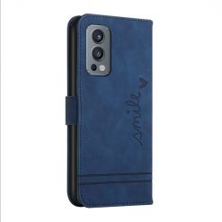 Peňaženkové puzdro Retro Smile modré – OnePlus Nord 2 5G | Kryty na mobil Kryty na mobil | Peňaženkové puzdro Retro Smile modré – OnePlus Nord 2 5G | Kryty na mobil