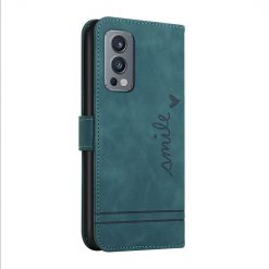 Kryty na mobil | Peňaženkové puzdro Retro Smile zelené – OnePlus Nord 2 5G | Kryty na mobil