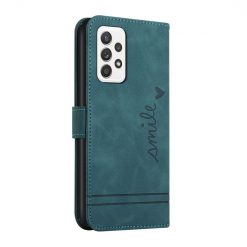 Kryty na mobil | Peňaženkové puzdro Retro Smile zelené – Samsung Galaxy A53 5G | Kryty na mobil