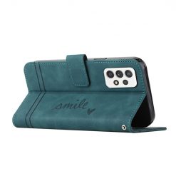 Kryty na mobil | Peňaženkové puzdro Retro Smile zelené – Samsung Galaxy A53 5G | Kryty na mobil