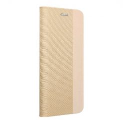 Kryty na mobil | Peňaženkové puzdro Smart Senso zlaté – Samsung Galaxy S22 Ultra | Kryty na mobil
