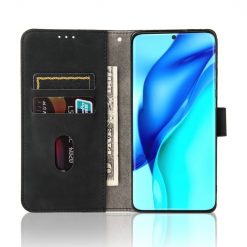Kryty na mobil | Peňaženkové puzdro Solid čierne – Huawei P50 Pro | Kryty na mobil