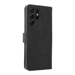Peňaženkové puzdro Solid čierne – Samsung Galaxy S22 Ultra | Kryty na mobil Kryty na mobil | Peňaženkové puzdro Solid čierne – Samsung Galaxy S22 Ultra | Kryty na mobil