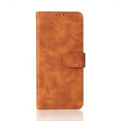 Peňaženkové puzdro Solid hnedé – Huawei P50 Pro