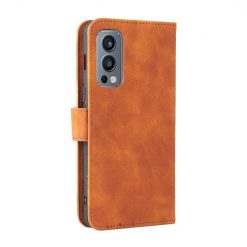 Kryty na mobil | Peňaženkové puzdro Solid hnedé – OnePlus Nord 2 5G | Kryty na mobil
