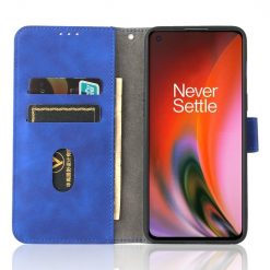 Kryty na mobil | Peňaženkové puzdro Solid modré – OnePlus Nord 2 5G | Kryty na mobil