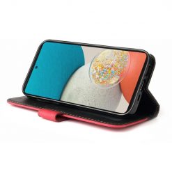 Kryty na mobil | Peňaženkové puzdro Stitching čierno-červené – Samsung Galaxy A53 5G | Kryty na mobil