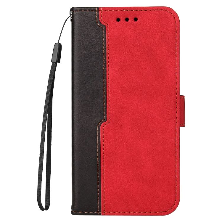 Peňaženkové puzdro Stitching čierno-červené – Vivo Y20s | Kryty na mobil Kryty na mobil | Peňaženkové puzdro Stitching čierno-červené – Vivo Y20s | Kryty na mobil
