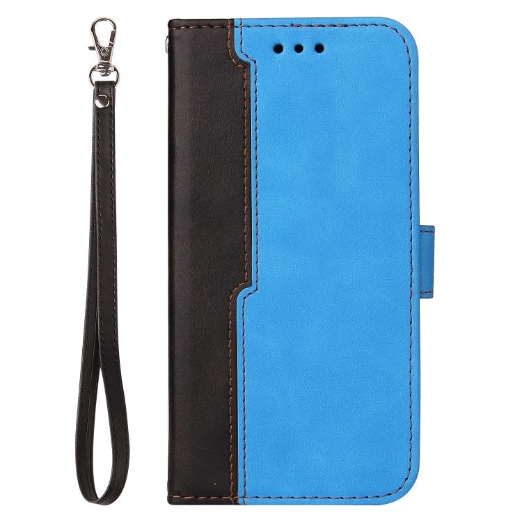 Peňaženkové puzdro Stitching čierno-modré – Samsung Galaxy S22 Ultra | Kryty na mobil Kryty na mobil | Peňaženkové puzdro Stitching čierno-modré – Samsung Galaxy S22 Ultra | Kryty na mobil