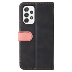 Kryty na mobil | Peňaženkové puzdro Stitching čierno-ružové – Samsung Galaxy A53 5G | Kryty na mobil