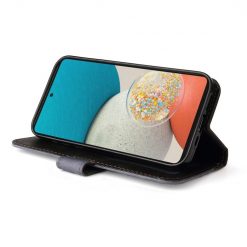 Kryty na mobil | Peňaženkové puzdro Stitching čierno-sivé – Samsung Galaxy A53 5G | Kryty na mobil
