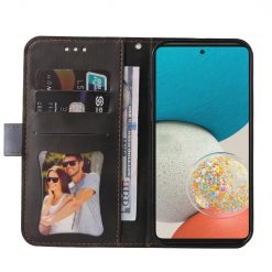 Kryty na mobil | Peňaženkové puzdro Stitching čierno-sivé – Samsung Galaxy A53 5G | Kryty na mobil