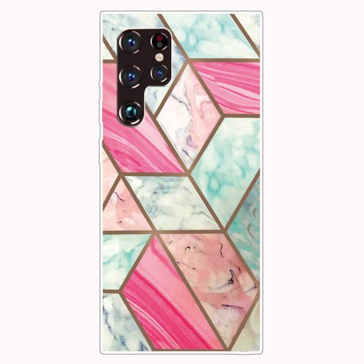 Zadný kryt Abstract Pattern Ružová a zelená – Samsung Galaxy S22 Ultra | Kryty na mobil Kryty na mobil | Zadný kryt Abstract Pattern Ružová a zelená – Samsung Galaxy S22 Ultra | Kryty na mobil