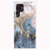Kryty na mobil | Zadný kryt Abstract Pattern Zlaté listy – Samsung Galaxy S22 Ultra | Kryty na mobil