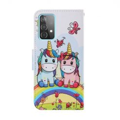 Kryty na mobil | Detské knižkové puzdro Trendy Cross case Jednorožec – Samsung Galaxy A52 / A52 5G / A52s 5G | Kryty na mobil