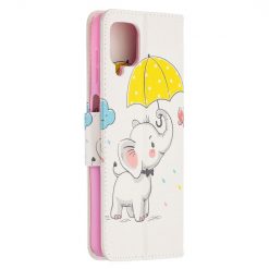 Kryty na mobil | Detské knižkové puzdro Trendy Cross case Sloník – Samsung Galaxy A12 / M12 | Kryty na mobil