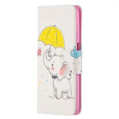 Detské knižkové puzdro Trendy Cross case Sloník – Samsung Galaxy A12 / M12
