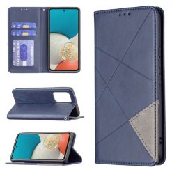 Kryty na mobil | Knižkové puzdro Rhombus modré – Samsung Galaxy A53 5G | Kryty na mobil