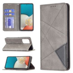 Kryty na mobil | Knižkové puzdro Rhombus sivé – Samsung Galaxy A53 5G | Kryty na mobil
