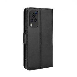 Knižkové puzdro Shockproof Horse Texture čierne – Vivo X60 Pro | Kryty na mobil Kryty na mobil | Knižkové puzdro Shockproof Horse Texture čierne – Vivo X60 Pro | Kryty na mobil