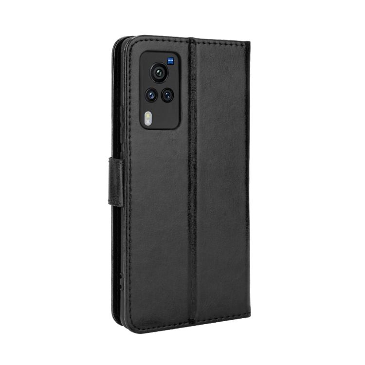 Knižkové puzdro Shockproof Horse Texture čierne – Vivo X60 Pro | Kryty na mobil Kryty na mobil | Knižkové puzdro Shockproof Horse Texture čierne – Vivo X60 Pro | Kryty na mobil