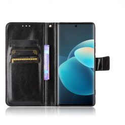 Knižkové puzdro Shockproof Horse Texture čierne – Vivo X60 Pro | Kryty na mobil Kryty na mobil | Knižkové puzdro Shockproof Horse Texture čierne – Vivo X60 Pro | Kryty na mobil