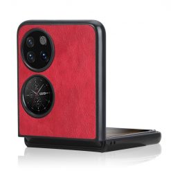 Kryty na mobil | Kryt Shockproof Litchi Texture červený – Huawei P50 Pocket | Kryty na mobil