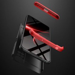 Kryty na mobil | Ochranný kryt 360 Protection čierno-červený – Xiaomi Redmi Note 11 (4G) / Note 11S | Kryty na mobil