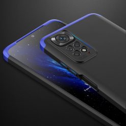Kryty na mobil | Ochranný kryt 360 Protection čierno-modrý – Xiaomi Redmi Note 11 (4G) / Note 11S | Kryty na mobil