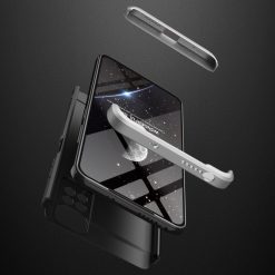 Ochranný kryt 360 Protection čierno-strieborný – Xiaomi Redmi Note 11 (4G) / Note 11S | Kryty na mobil Kryty na mobil | Ochranný kryt 360 Protection čierno-strieborný – Xiaomi Redmi Note 11 (4G) / Note 11S | Kryty na mobil