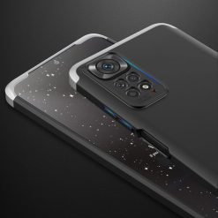 Ochranný kryt 360 Protection čierno-strieborný – Xiaomi Redmi Note 11 (4G) / Note 11S | Kryty na mobil Kryty na mobil | Ochranný kryt 360 Protection čierno-strieborný – Xiaomi Redmi Note 11 (4G) / Note 11S | Kryty na mobil