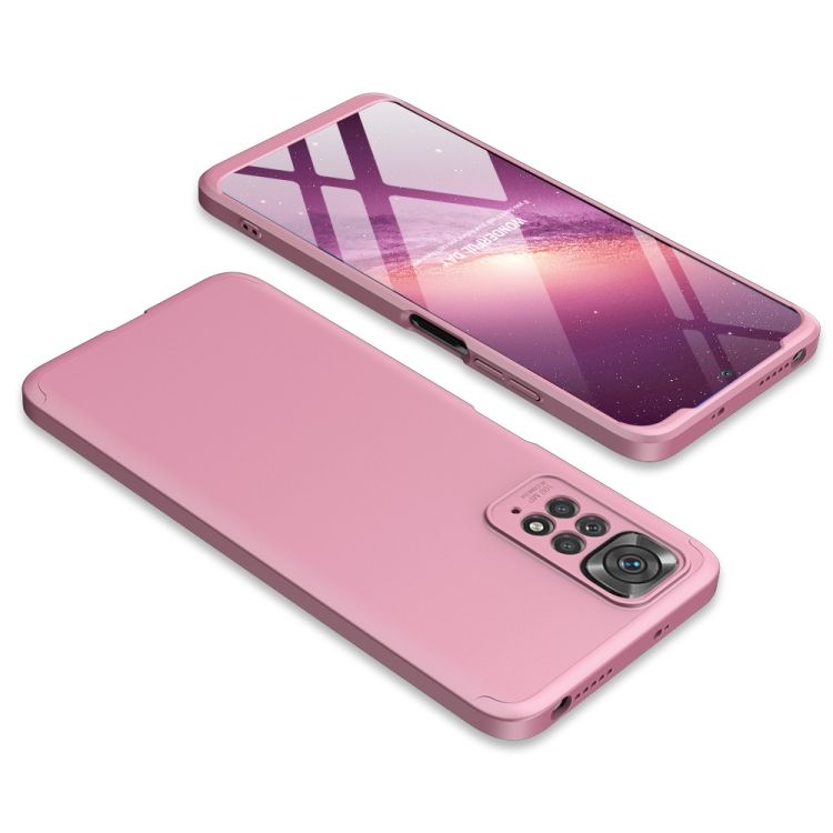 Ochranný kryt 360 Protection ružový – Xiaomi Redmi Note 11 (4G) / Note 11S | Kryty na mobil Kryty na mobil | Ochranný kryt 360 Protection ružový – Xiaomi Redmi Note 11 (4G) / Note 11S | Kryty na mobil