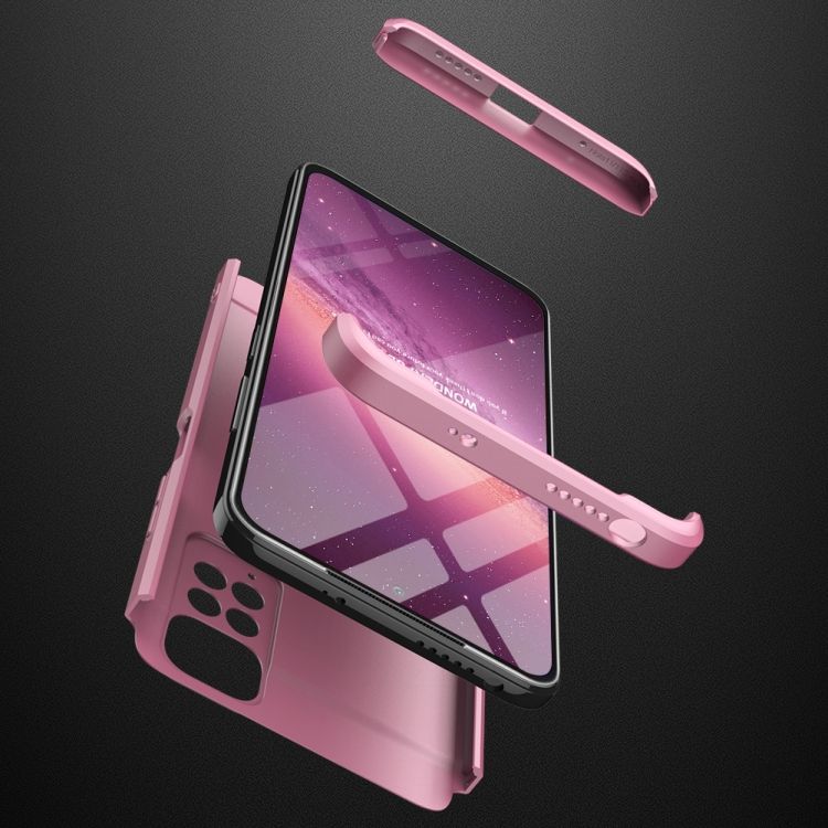Ochranný kryt 360 Protection ružový – Xiaomi Redmi Note 11 (4G) / Note 11S | Kryty na mobil Kryty na mobil | Ochranný kryt 360 Protection ružový – Xiaomi Redmi Note 11 (4G) / Note 11S | Kryty na mobil