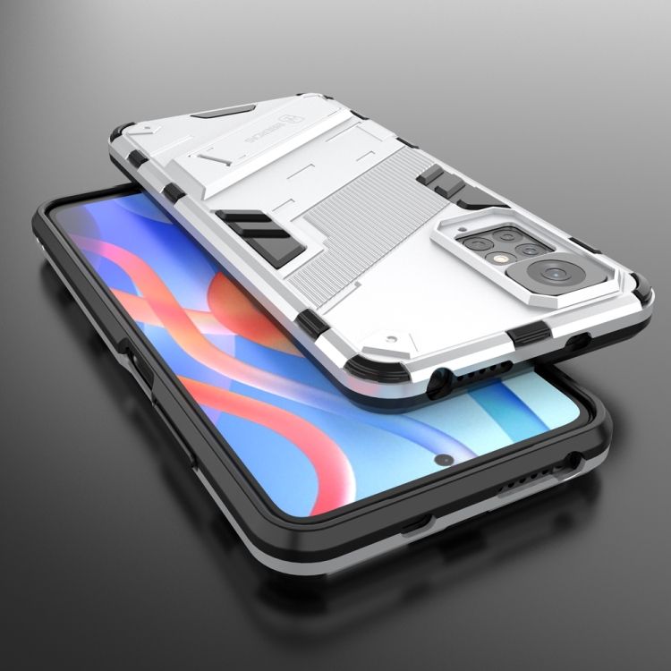 Odolný Kryt Punk armor case biely – Xiaomi Redmi Note 11 (4G) / Note 11S | Kryty na mobil Kryty na mobil | Odolný Kryt Punk armor case biely – Xiaomi Redmi Note 11 (4G) / Note 11S | Kryty na mobil