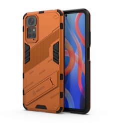 Kryty na mobil | Odolný Kryt Punk armor case oranžový – Xiaomi Redmi Note 11 (4G) / Note 11S | Kryty na mobil