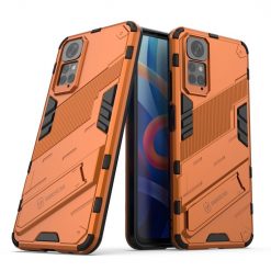Kryty na mobil | Odolný Kryt Punk armor case oranžový – Xiaomi Redmi Note 11 (4G) / Note 11S | Kryty na mobil