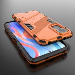 Kryty na mobil | Odolný Kryt Punk armor case oranžový – Xiaomi Redmi Note 11 (4G) / Note 11S | Kryty na mobil