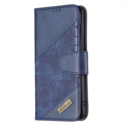 Kryty na mobil | Peňaženkové puzdro Crocodile Texture modré – Samsung Galaxy A53 5G | Kryty na mobil