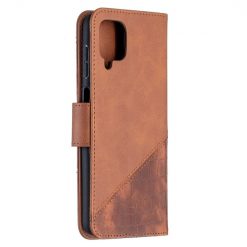 Kryty na mobil | Peňaženkové puzdro Crocodile Texture hnedé – Samsung Galaxy A12 / M12 | Kryty na mobil