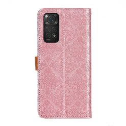Peňaženkové puzdro Embossing Pattern Kvety ružové – Xiaomi Redmi Note 11S / Note 11 4G | Kryty na mobil Kryty na mobil | Peňaženkové puzdro Embossing Pattern Kvety ružové – Xiaomi Redmi Note 11S / Note 11 4G | Kryty na mobil