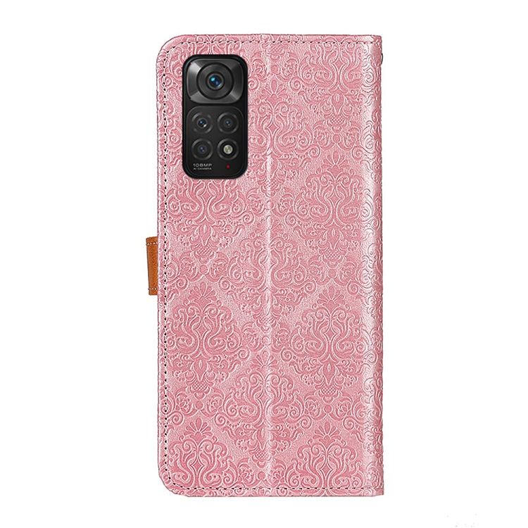 Peňaženkové puzdro Embossing Pattern Kvety ružové – Xiaomi Redmi Note 11S / Note 11 4G | Kryty na mobil Kryty na mobil | Peňaženkové puzdro Embossing Pattern Kvety ružové – Xiaomi Redmi Note 11S / Note 11 4G | Kryty na mobil