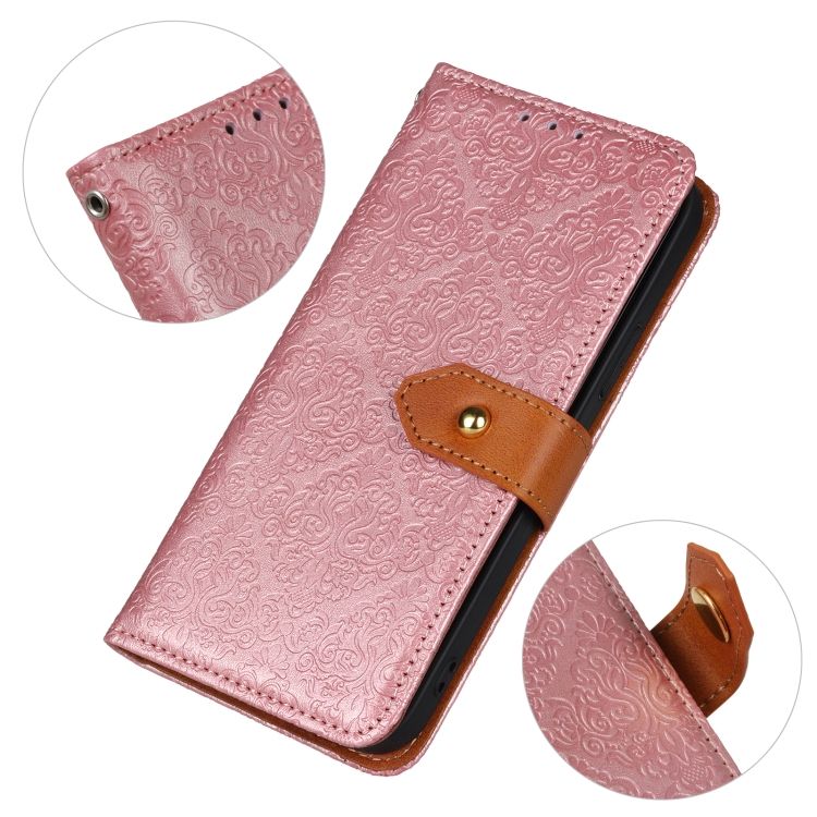 Peňaženkové puzdro Embossing Pattern Kvety ružové – Xiaomi Redmi Note 11S / Note 11 4G | Kryty na mobil Kryty na mobil | Peňaženkové puzdro Embossing Pattern Kvety ružové – Xiaomi Redmi Note 11S / Note 11 4G | Kryty na mobil
