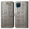 Peňaženkové puzdro Embossing Pattern Pes a Mačka zelené – Samsung Galaxy A12 / M12 | Kryty na mobil Kryty na mobil | Peňaženkové puzdro Embossing Pattern Pes a Mačka zelené – Samsung Galaxy A12 / M12 | Kryty na mobil