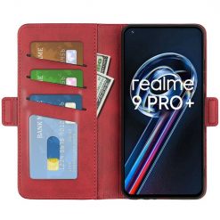 Kryty na mobil | Peňaženkové puzdro Magnetic fresh case červené – Realme 9 (4G) / 9 Pro+ | Kryty na mobil