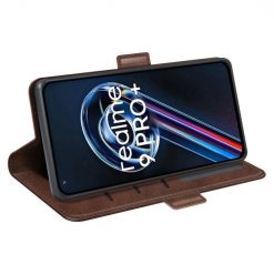 Kryty na mobil | Peňaženkové puzdro Magnetic fresh case hnedé – Realme 9 (4G) / 9 Pro+ | Kryty na mobil